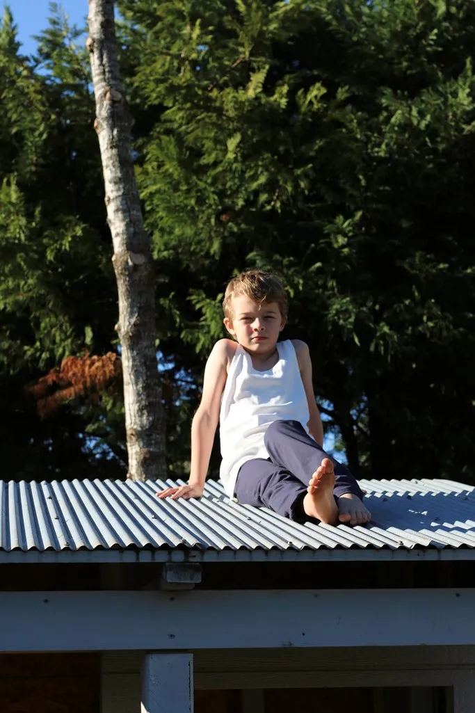 Childrens Leisure Pant in Navy