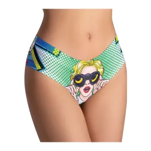 Comics Curious Girl Printed Slip MD