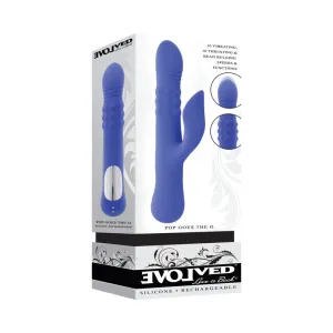 Evolved Pop Goes The O Dual Stimulator Blue