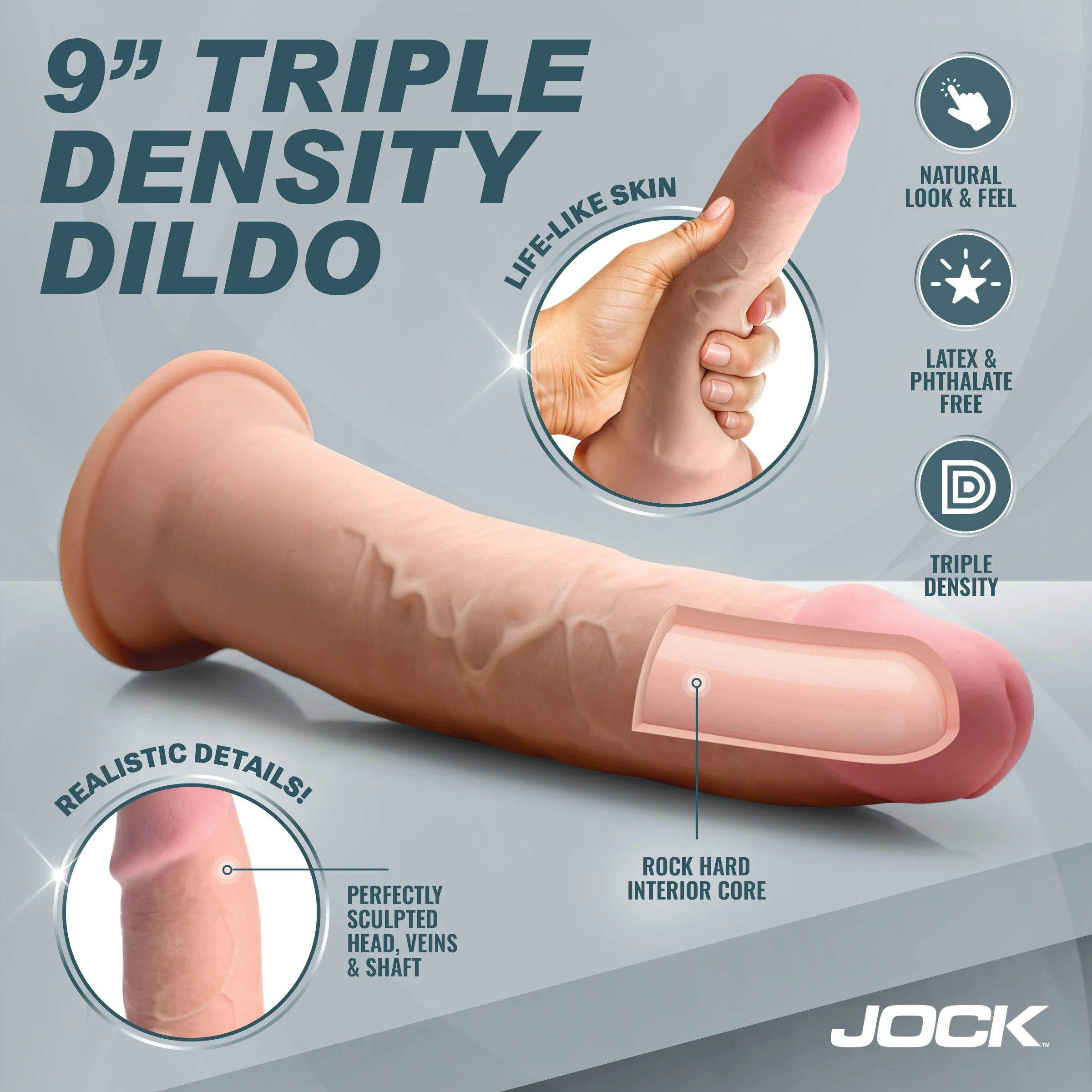 Hard-Core 9 Triple Density Dildo