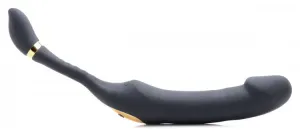 Inmi 10x Pleasure Pose Come Hither Vibe w/Poseable Clit Stimulator - Black