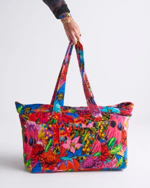 Kip&Co x Jenny Kee Growing The Peace Velvet Oversized Bag