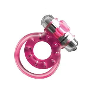 Magnetized Magnetic Cock Ring With Dual Straps And Bullet