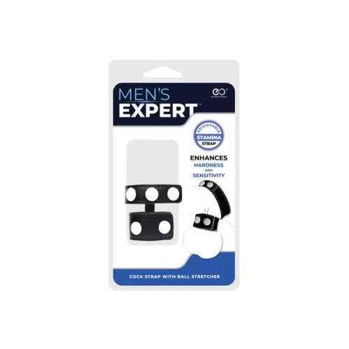Mens Expert Cock Strap with Ball Stretcher