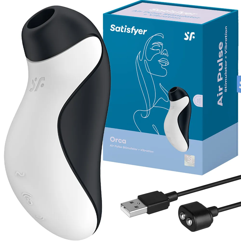 Satisfyer Orca Air Pulse Clitoral Stimulator Vibrator Sucker Female Sex Toy