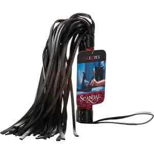 Scandal Flogger Black Bondage Whip BDSM