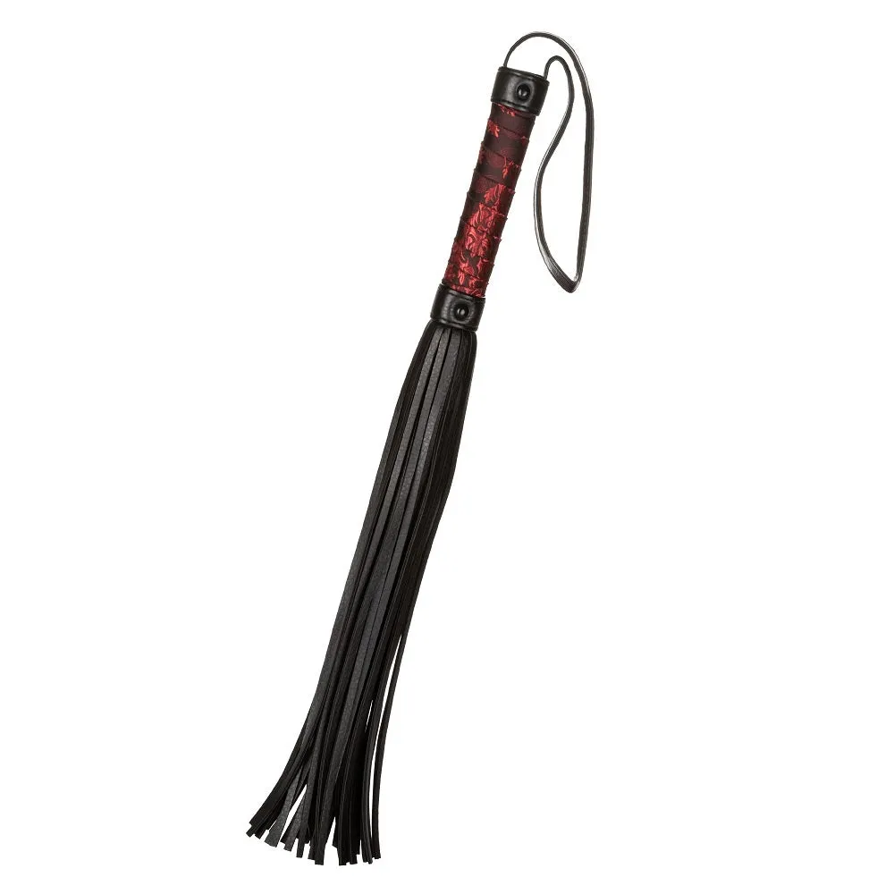Scandal Flogger Black Bondage Whip BDSM