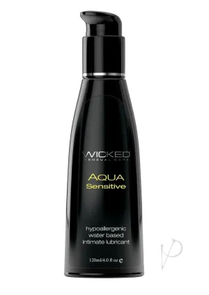 Wicked Aqua Sensitive Unscent Lube 4oz