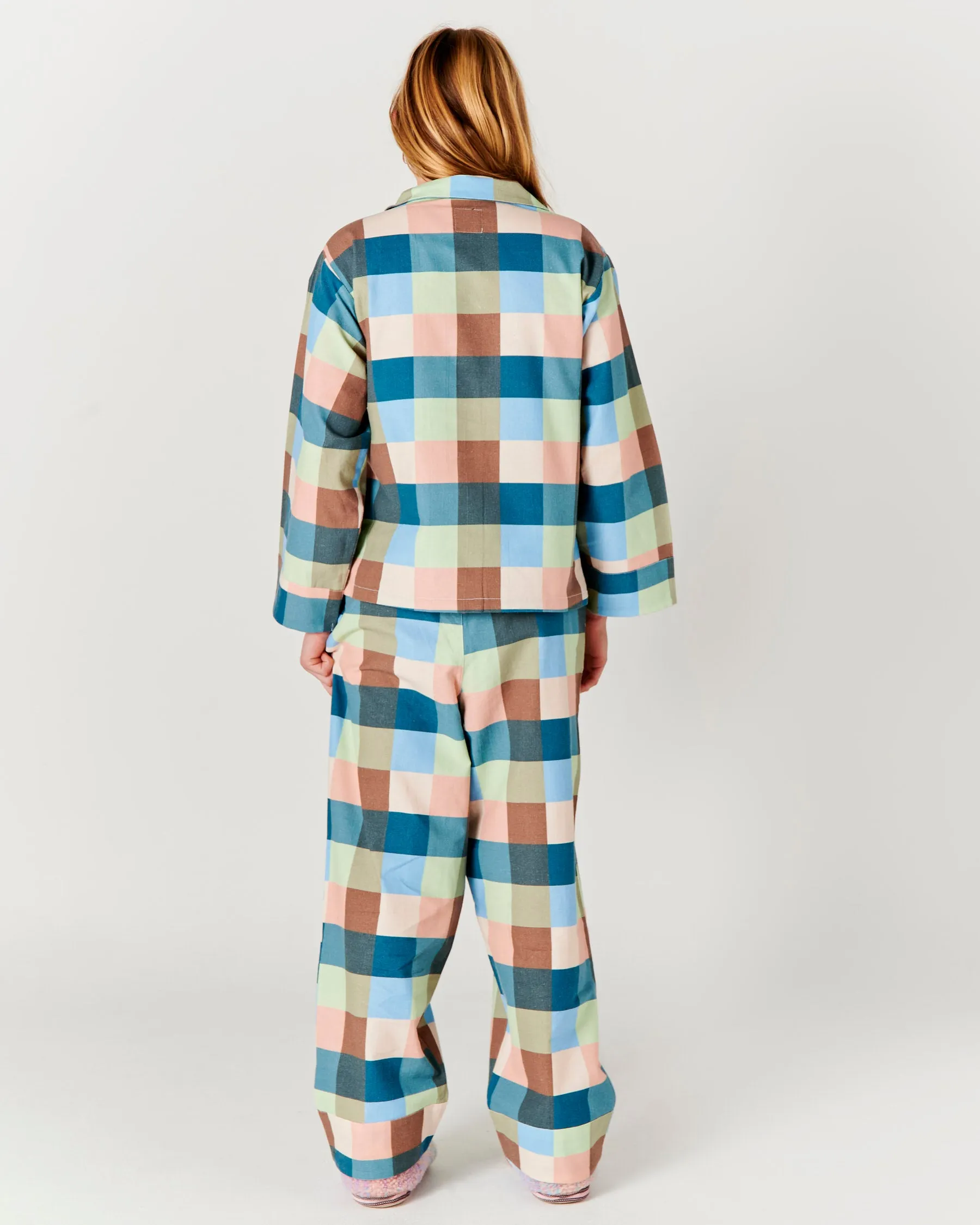Woodlands Tartan Adult Flannelette Long Sleeve Shirt & Pant Pyjama Set